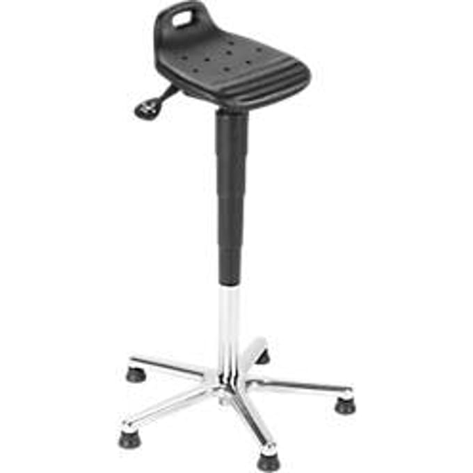 Stahulp Assistent Futura AF2-PU2, zwart, kruisvoet van aluminium