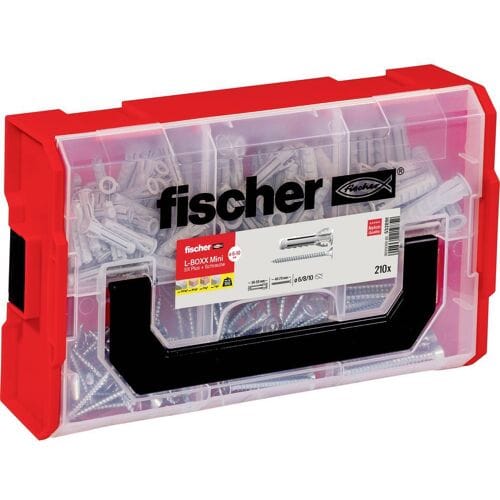 Fischer 532891 FIXtainer Assortimentsdoos pluggen 210 onderdelen