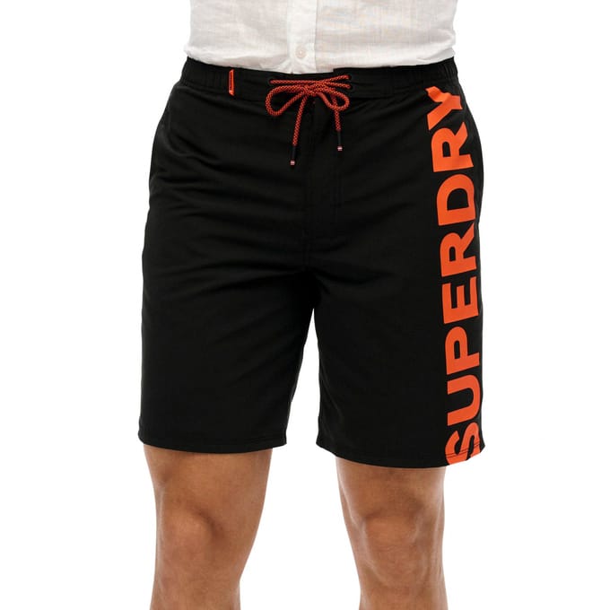 Superdry Klassieke Boardshorts Red Grootte: M