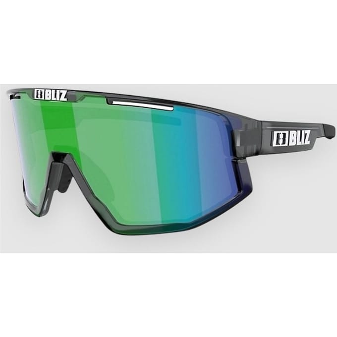 Bliz Fusion Small Sportbril Crystal Black/ Brown&Green Mirror - OZB7013-03