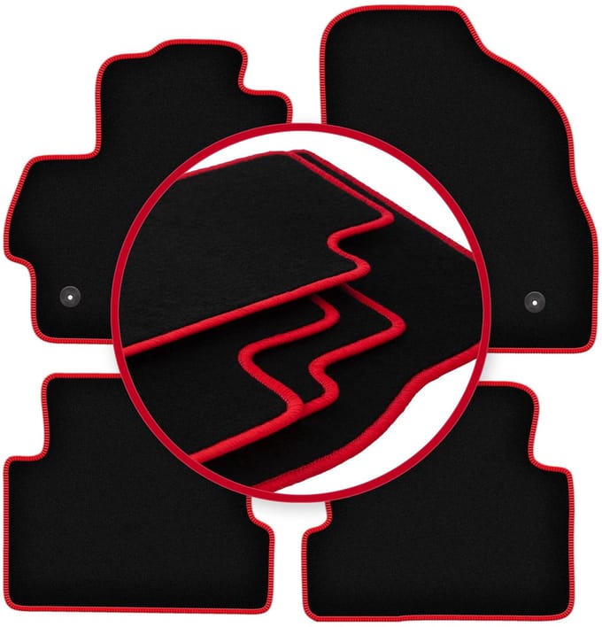 CARLUX-RED automatten voor: Mazda 3 II BL hatchback, sedan (2008-2013)