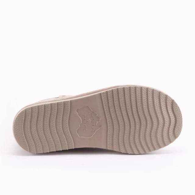 Warmbat Wallaby Laarzen - Suède - Dames - Beige - Maat 40