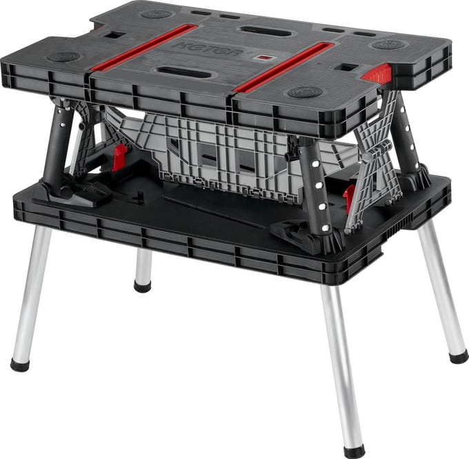 CRIJNS - Inklapbare Werbank - 85x55x11,2cm - MAX 450kg