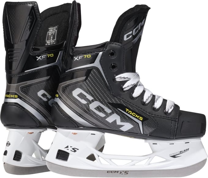 CCM - Tacks XF70 IJshockeyschaatsen - Kinderen - Zwart - 33.5