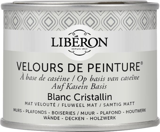 Liberon Velours De Peinture Muurverf - Mat - Blanc Cristallin - 0,125l