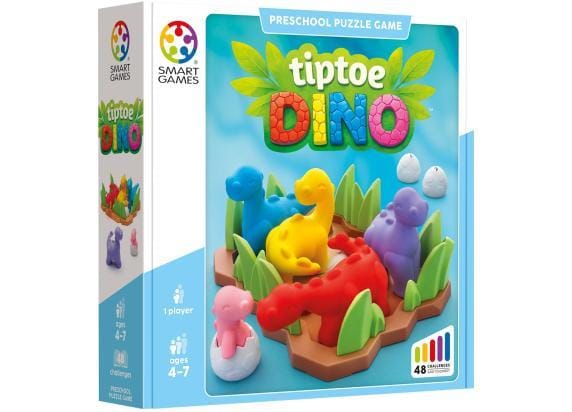 Smart Games Preschool - Tiptoe Dino Bordspellen Educatieve spellen