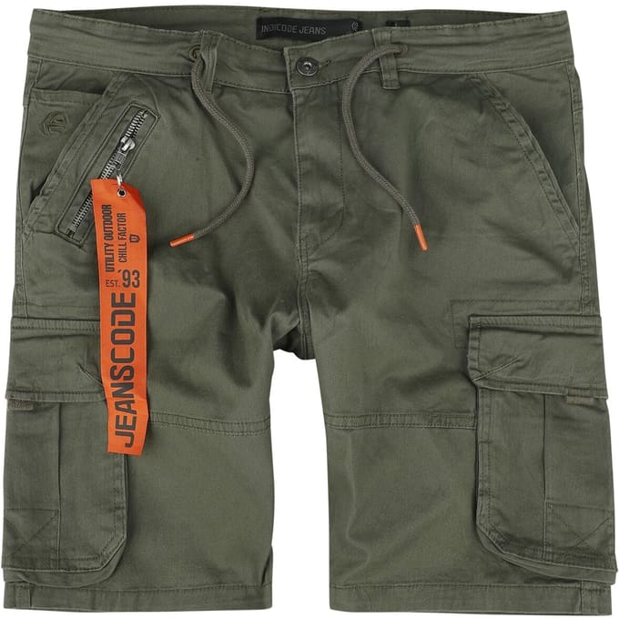 Indicode Shorts - INPearl - XL tot XXL - voor Mannen - groen