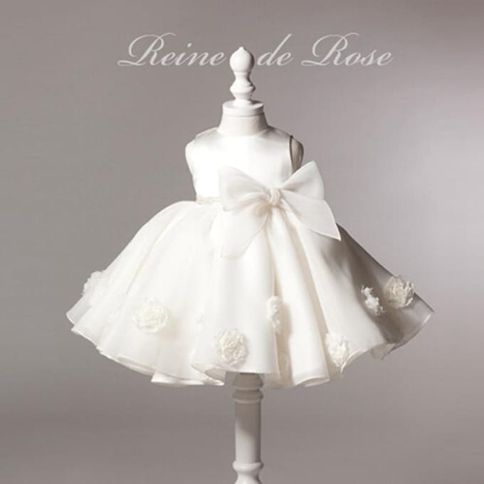 Baby Trouwjurk Meisje Bloemenmeisje Pengpeng Prinses Trouwjurk 140cm wit