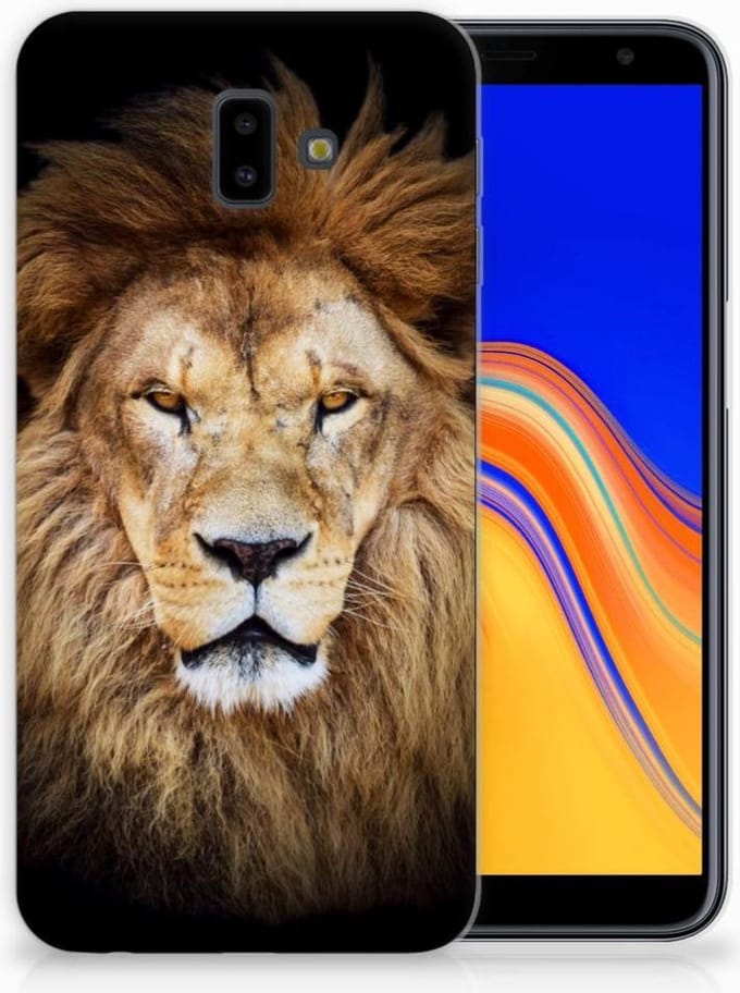 Samsung Galaxy J6 Plus (2018) TPU Hoesje Leeuw