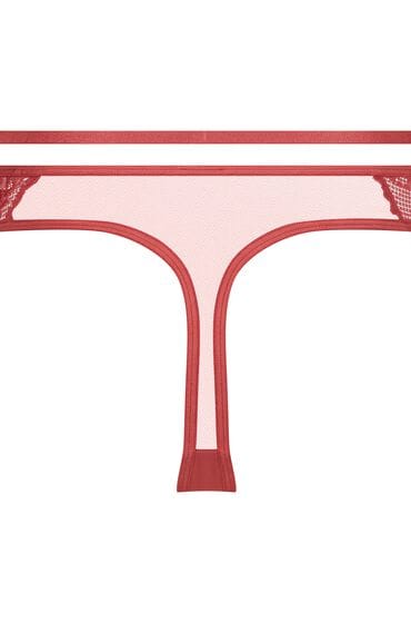 Hunkemöller Dames Lingerie String Wera - Rood - maat M