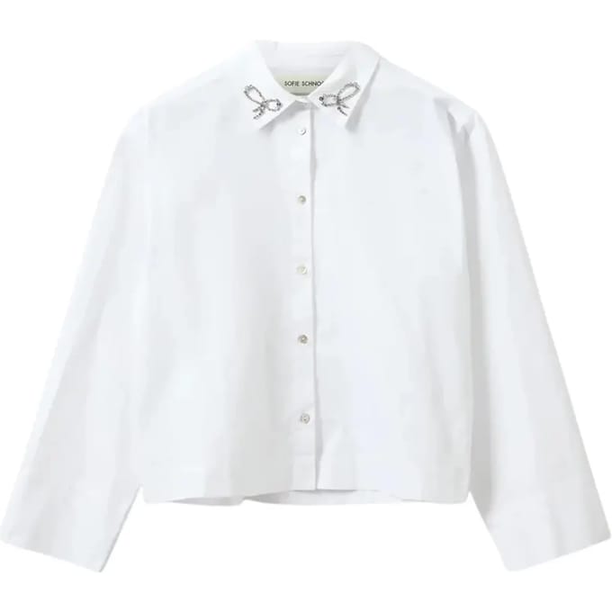 Dames klassieke blouse met kraag Sofie Schnoor Ellidasw