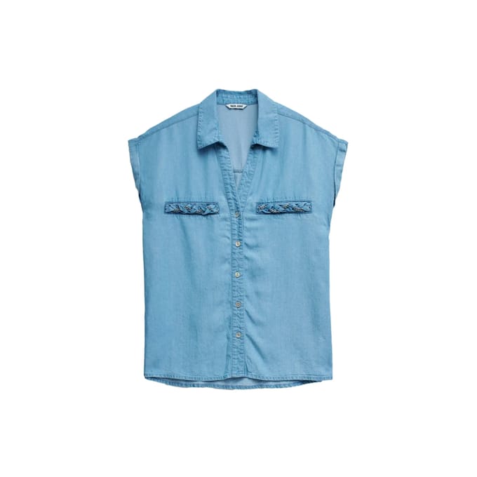Vrouwenblouse Salsa Jeans Lightdenim