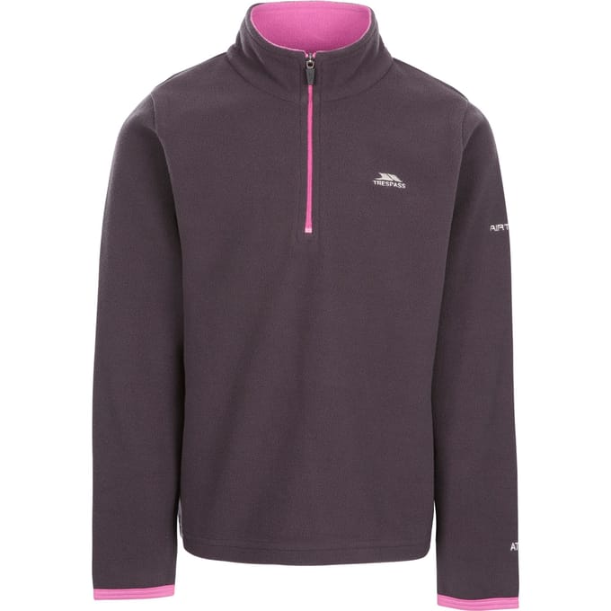 Trespass Kinderen/meisjes Sybil Micro Fleece (Donkergrijs)
