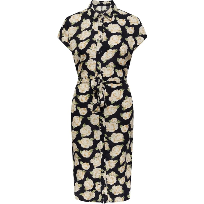 PIECES - PCNYA SS SHIRT DRESS WVN BC - Dames - Mini jurken