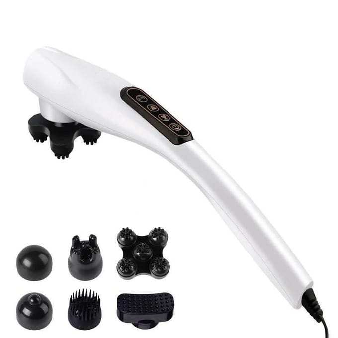 Cervicale wervelkolom, taille en rug full body massageapparaat - handbediend elektrisch rugmassageapparaat, percussie vibratieapparaat