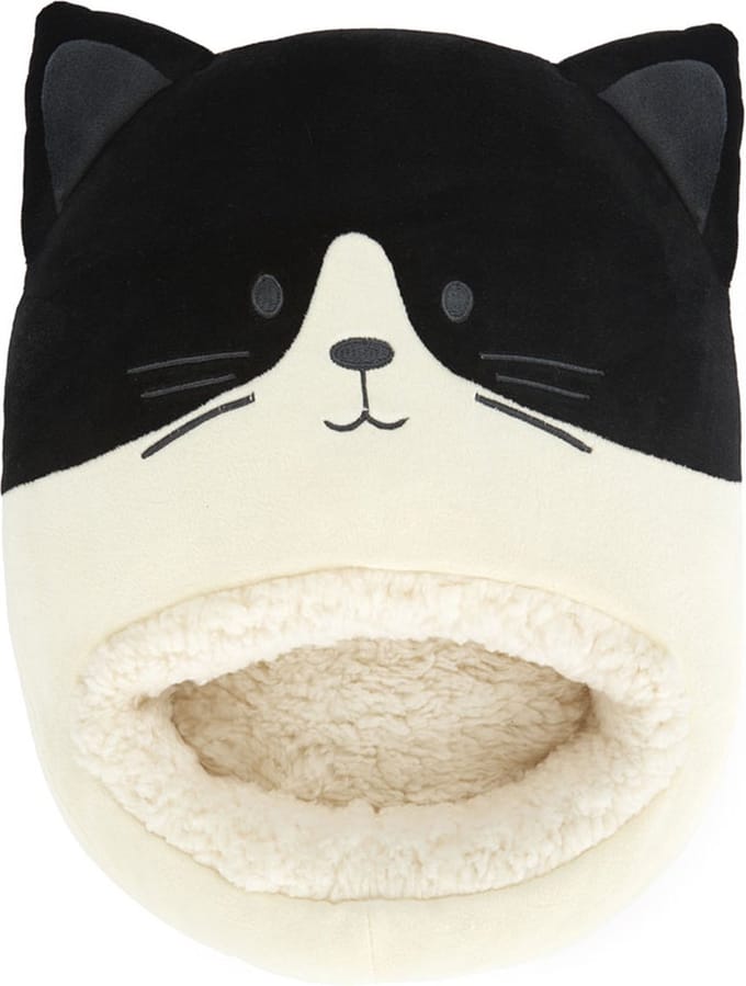 Balvi Voetenwarmer Kat Poes Kitty Wit Zwart One Size