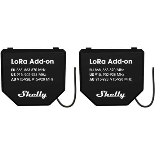 Shelly Set Van 2 Relais Eu868 Voor Smart Home Gen.3 4 Lo-Ra