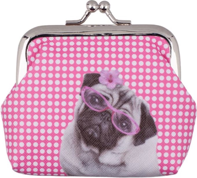 portemonnee Hond Roze kinderen PVC