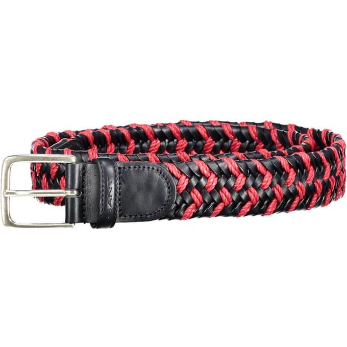 Vlechtleren Riem Roodmarine