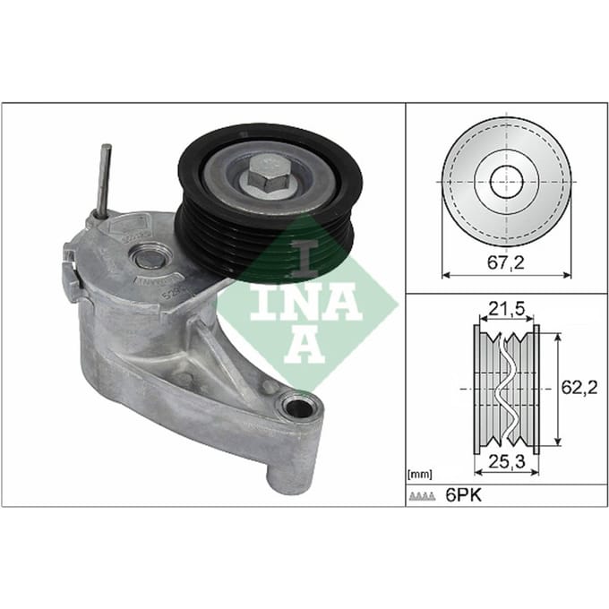 Schaeffler Ina Riemspanner, Poly V-riem INA 534 0710 10