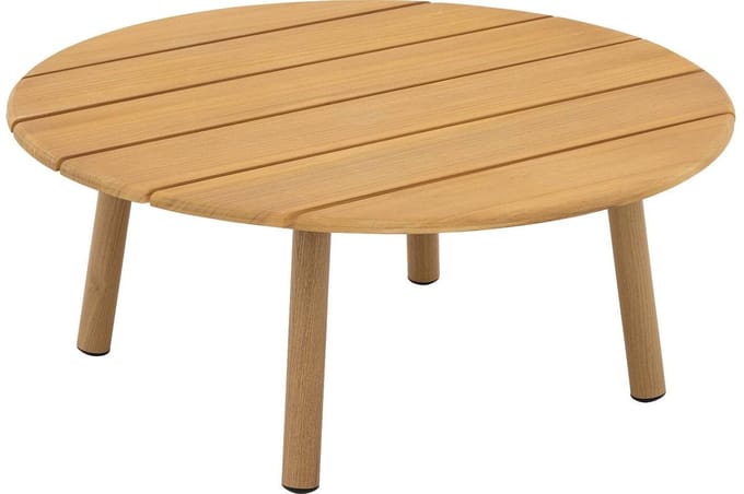 Goossens Salontafel Bari - Hout - blank - 80 x 33 x 80 cm