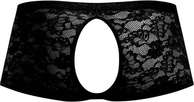 Male Power Crotchless Pantie White Large/Medium