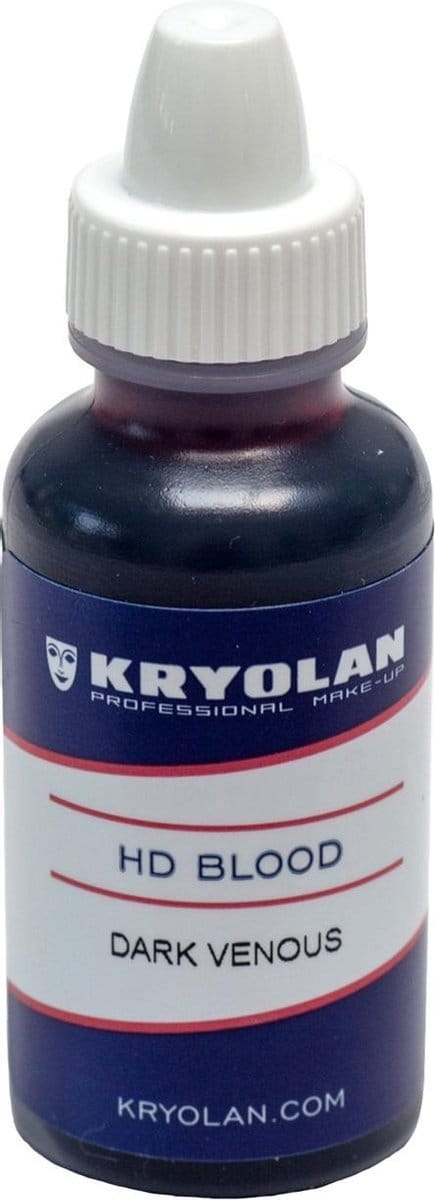 Kryolan HD Bloed Donkerrood | Halloween Bloed | 15 ml | Nepbloed