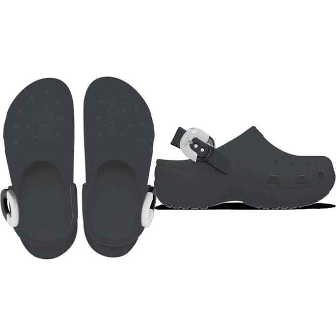 Crocs  Klompen Classic Platform Dipped Buckle Clg