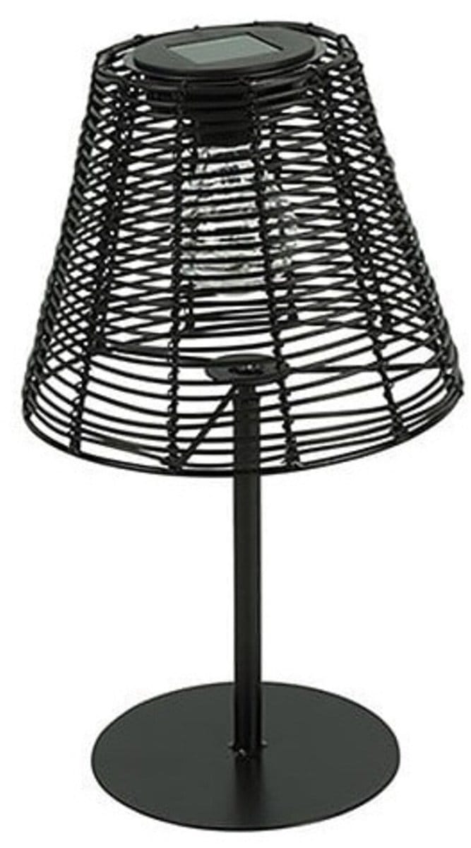 Solar Tafellamp Hira - Zwart - 33 cm