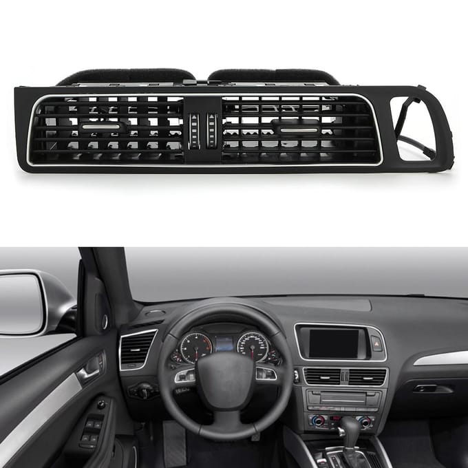 Dashboard Midden Luchtuitlaat Rooster 8R1820951L Geschikt voor Q5 20092017 black