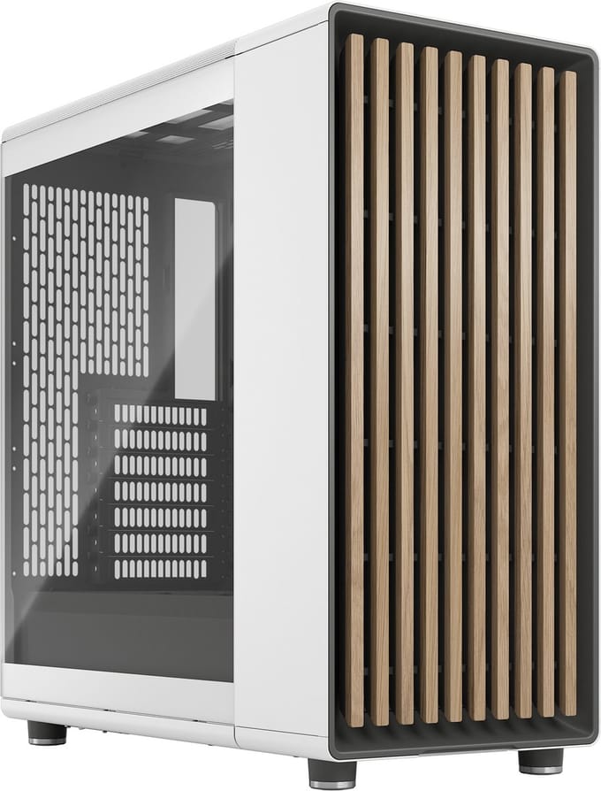 Fractal Design North TG - Chalk White - Case - Miditower - Wit