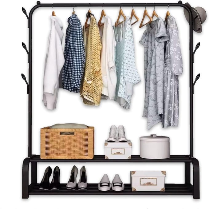 Kledingrek Metaal - Kledinghangers - Dressboy - Zwart