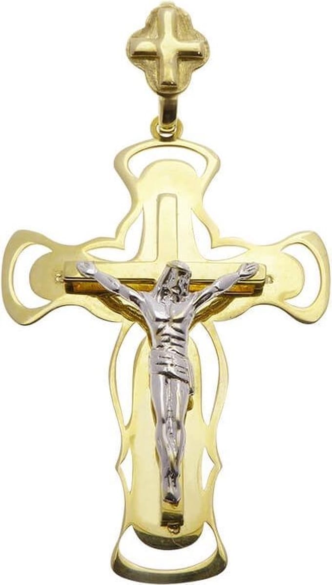 Gouden oorringen met bedels