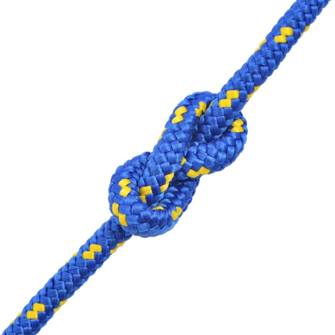 vidaXL - Boot - touw - 6 - mm - 500 - m - polypropyleen - blauw