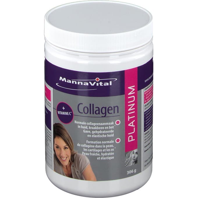 Mannavital Collagen Platinum Voedingssupplement Collageen 306g