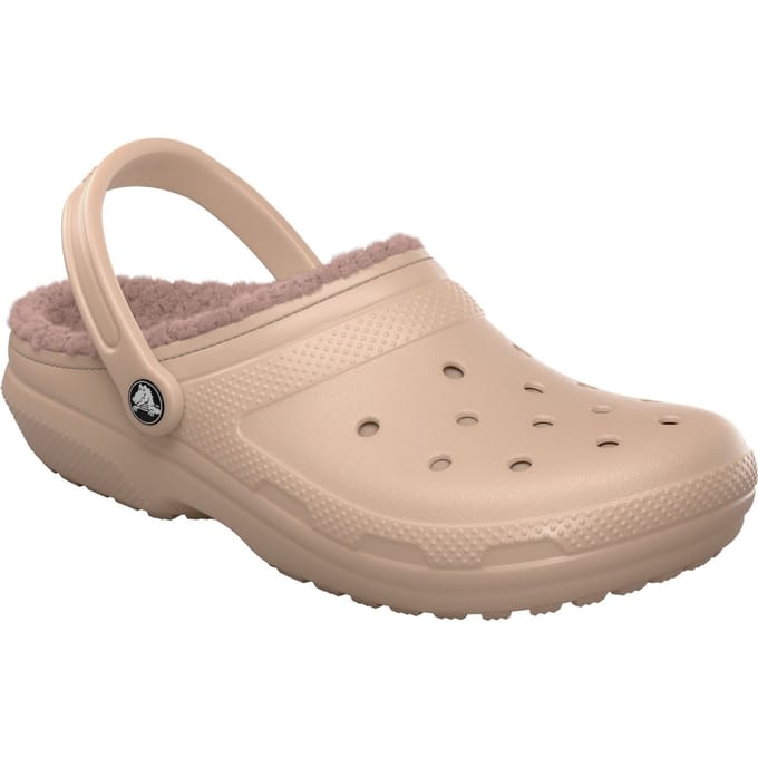Crocs Classic Lined Thermoplastische Dames Roze Karamel Klompen
