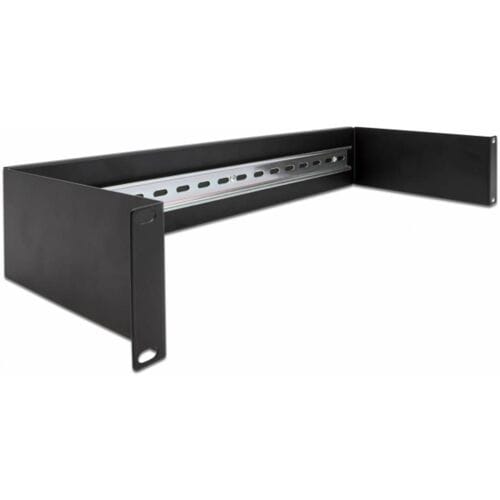 Delock 66884 19 inch Inschuifsysteem voor patchkast 2 HE Zwart