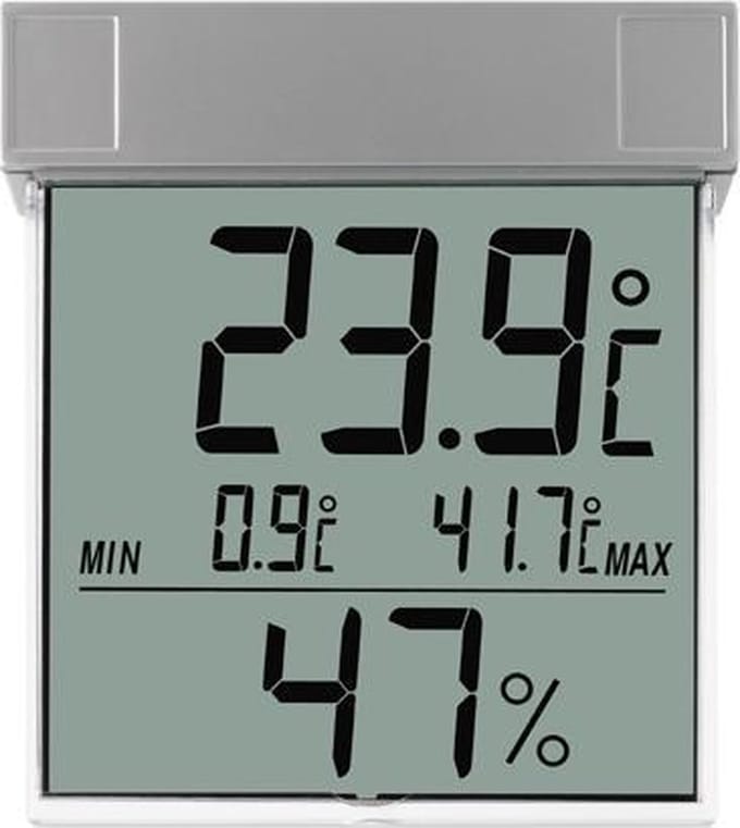 Tfa Dostmann 30.5020 Raamthermometer Grijs