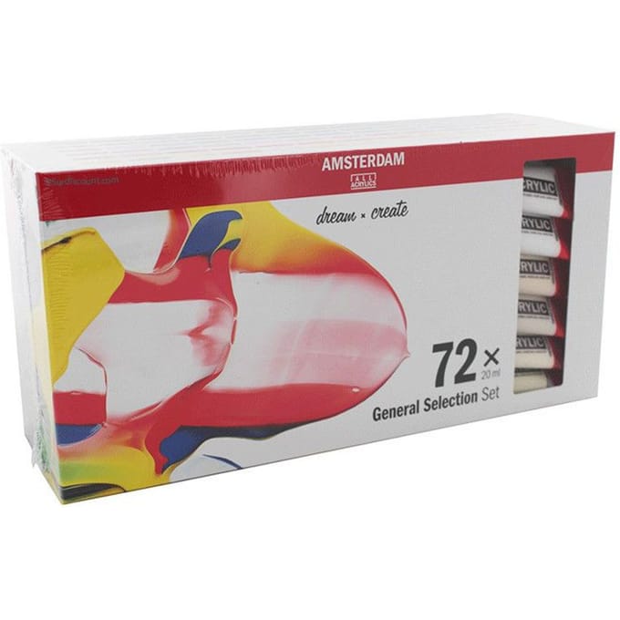 Amsterdam Standard Series acrylverf algemene selectie set | 72 × 20 ml