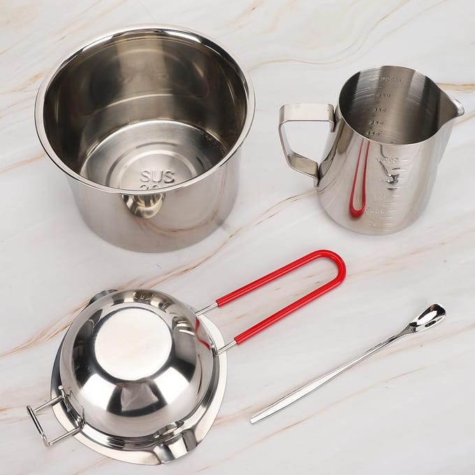 Kaarsen Maken Kit DIY Materiaal Verwarmingsoven Aromatische Ambacht Handgemaakte Gereedschappen gray