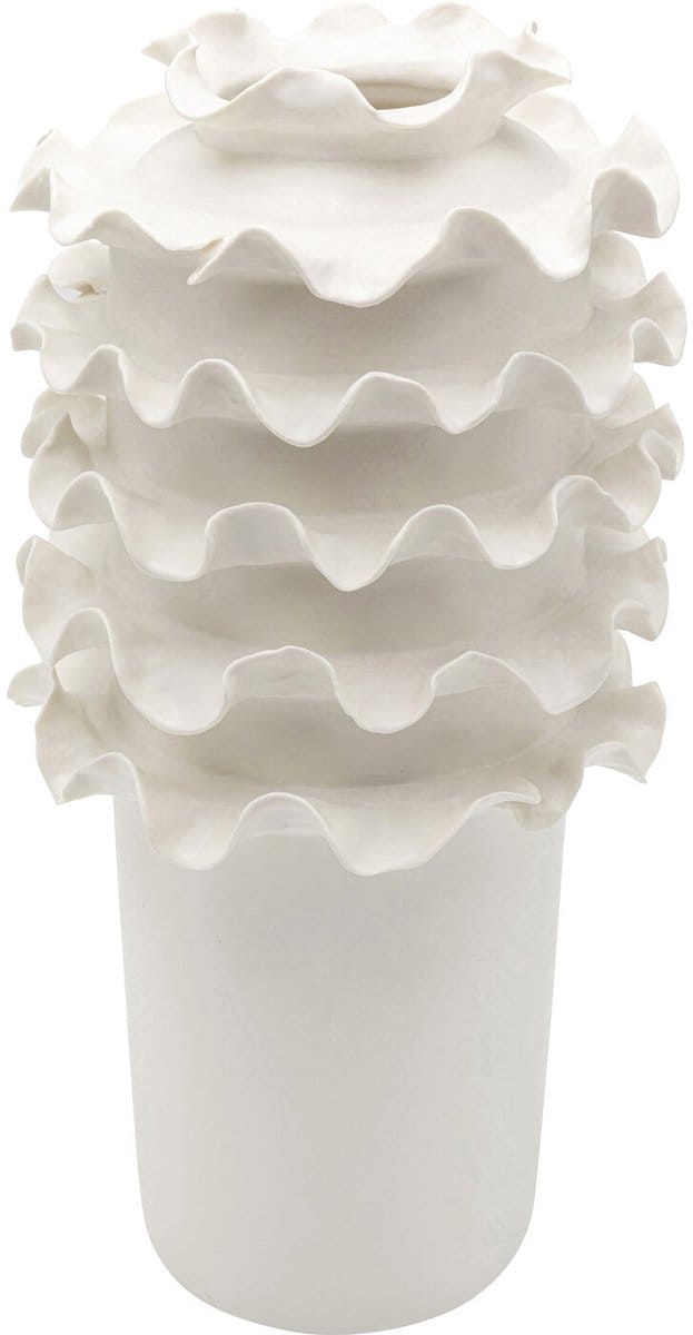 Vaas Viento 39cm wit Kare Design