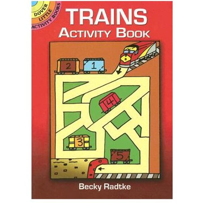 Trains Activity Book - Radtke, Becky