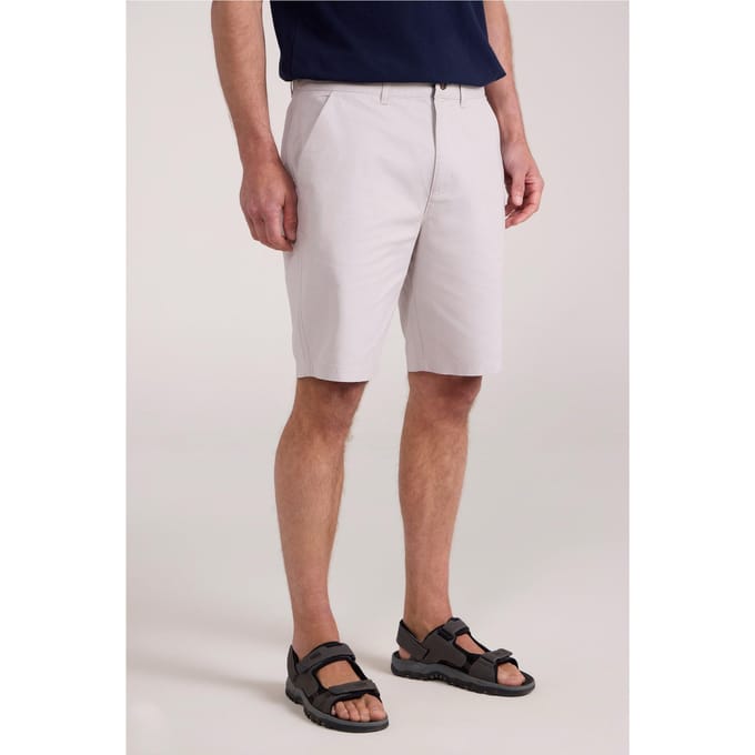 Mountain Warehouse Heren Biologische Chino Shorts (Gebroken wit)