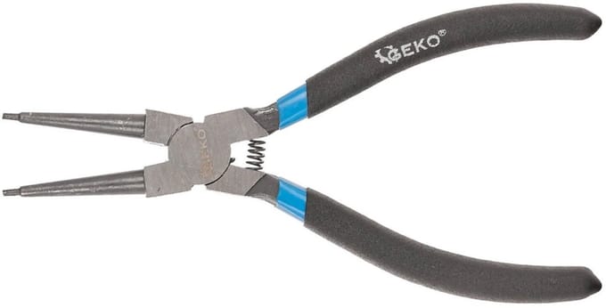 GEKO Interne borgveertang - Recht model - Slanke punten - 160mm - Chroom-vanadium staal
