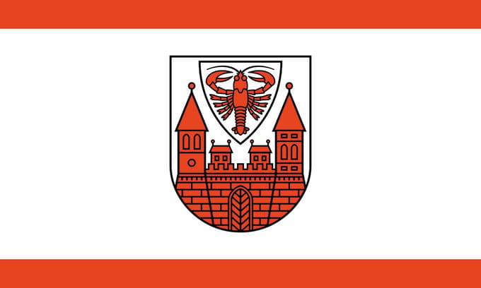 Vlag Cottbus 100x150cm