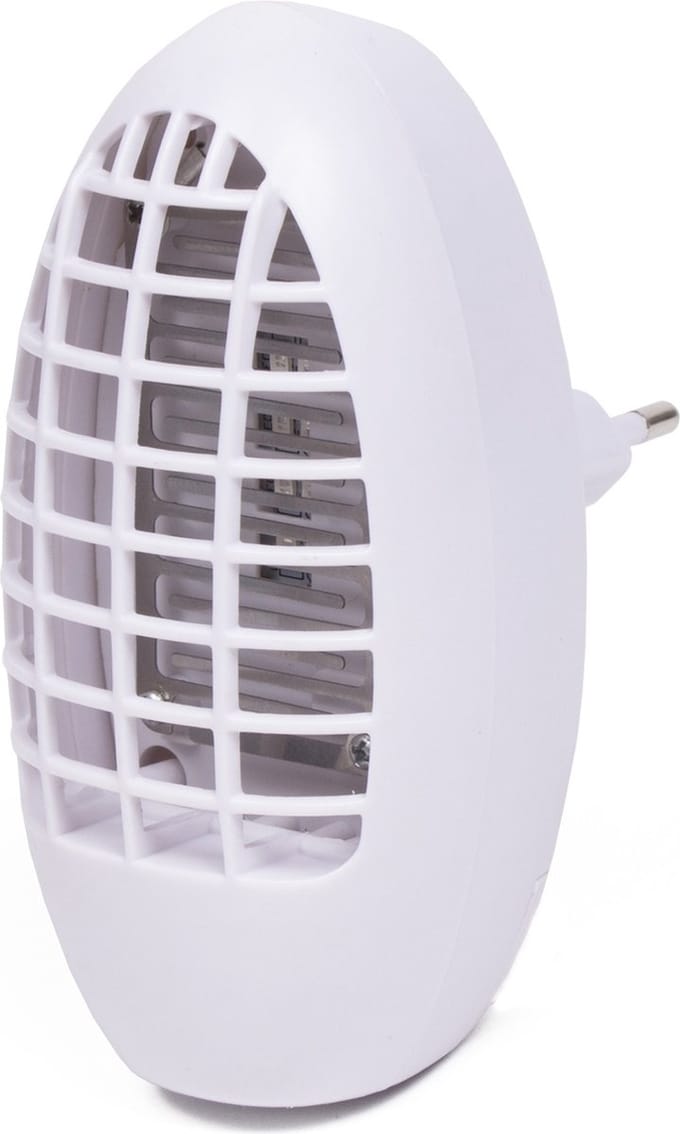 Benson Insectenlamp plug-in - UV-licht - Met opvangbakje - Energiezuinig - Wit