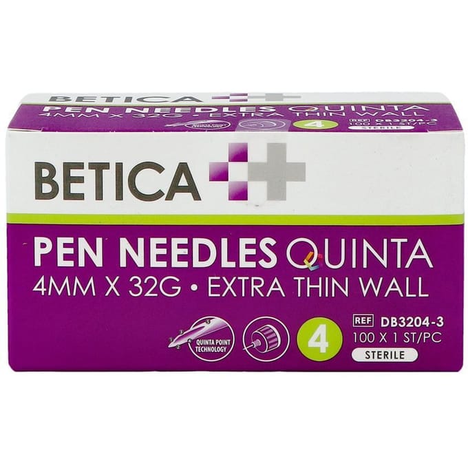Betica Pen Needles Quinta 4mmx32g 100