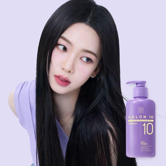 [Mise en scene] Salon 10 Professional Cica Protein Shampoo 480ml gray