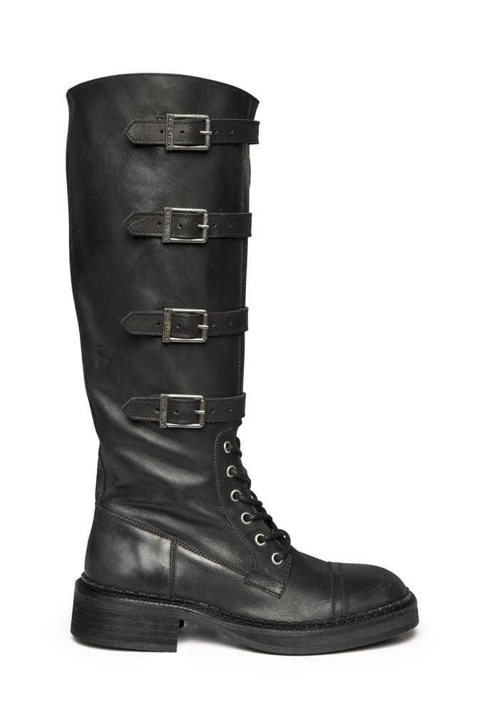 Steve Madden Rox Boots Black Leather Taglia: 36 | Stivali Outlet | Donna | Nero