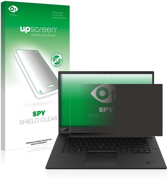upscreen - privacy screenprotector voor Lenovo ThinkPad P1 Gen 3 - Folie Beschermfolie Blauwlichtfilter